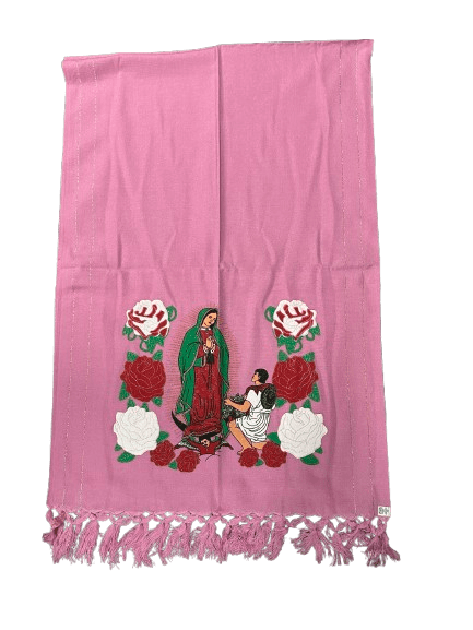 Rebozo Natural de Virgen de Guadalupe