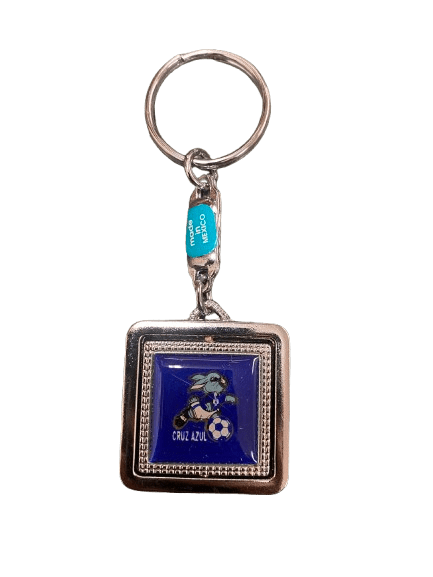 Mexico Soccer Teams Spinning Square Keychain