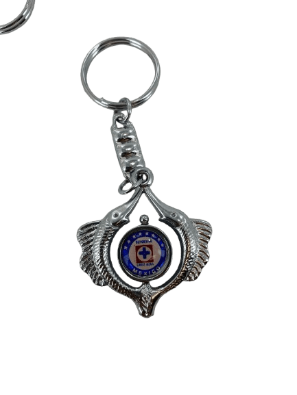 Mexico Soccer Teams Double Fish Keychain