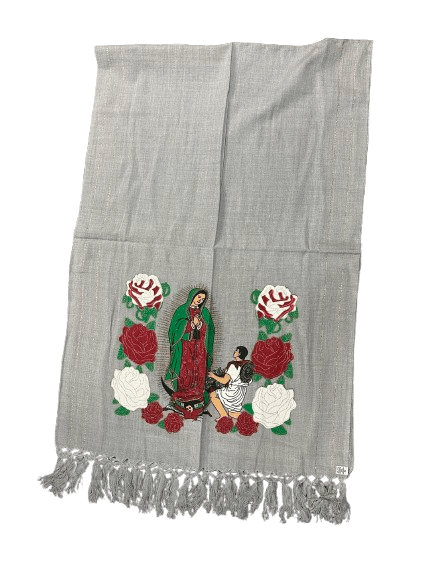 Rebozo Natural de Virgen de Guadalupe