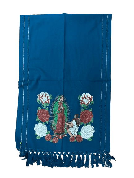 Rebozo Natural de Virgen de Guadalupe