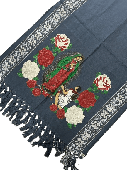 Rebozo Natural de Virgen de Guadalupe