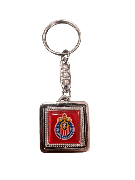 Mexico Soccer Teams Spinning Square Keychain