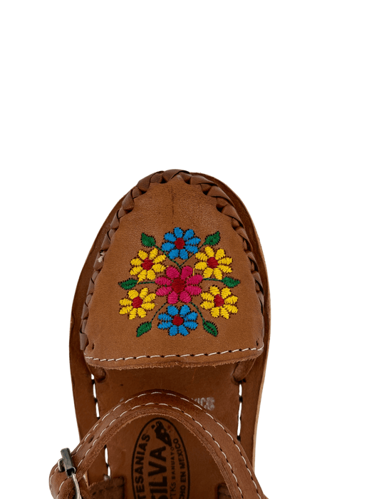 Girls’ Nuez Colorful Flowers Pulsera Huarache