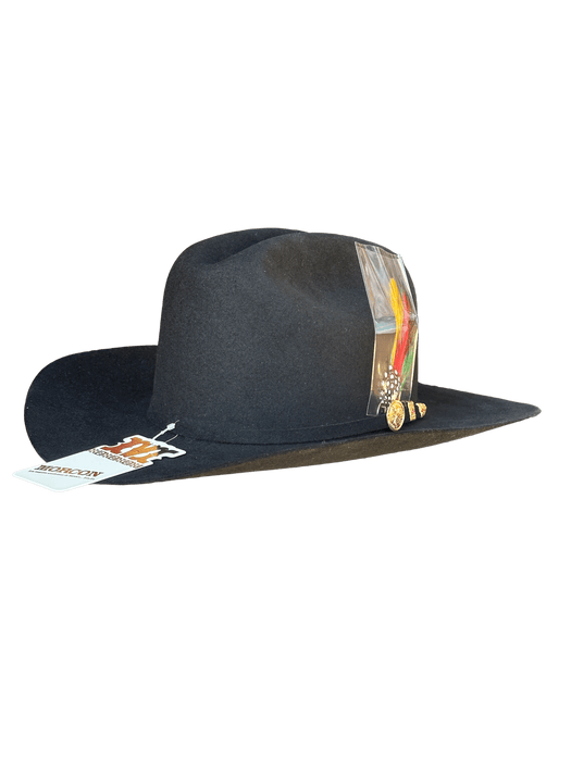 200X Morcon M-0 3.5" Black Sinaloa Cowboy Hat