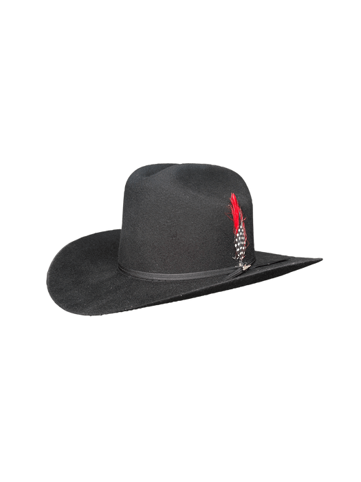 20X Morcon Black Sinaloa Wool Felt Cowboy Hat