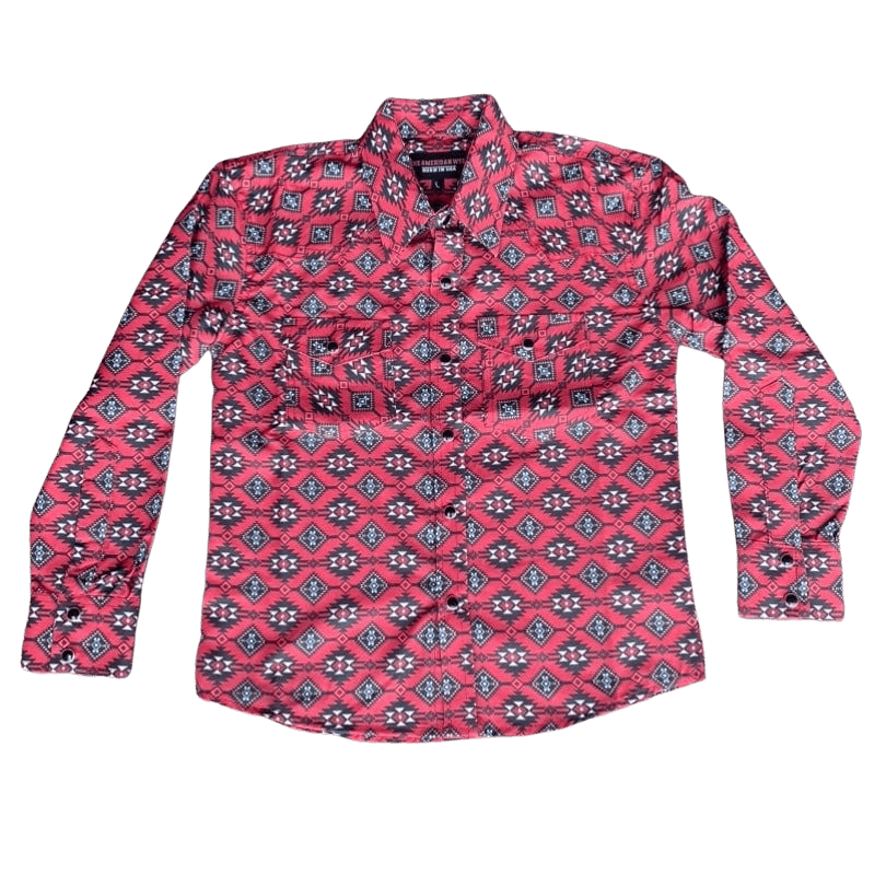 Kids Button Down Western Shirts