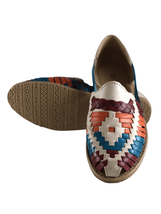 Huarache de Trenza - Natural Multicolor