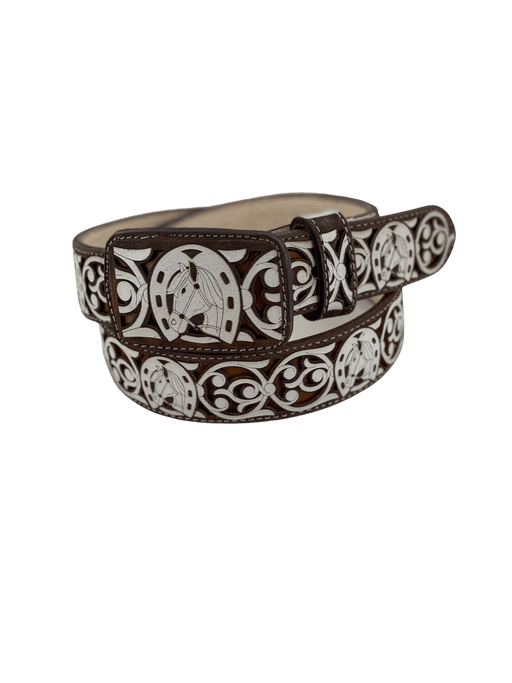 Mexican Cowboy Belt - Light brown / 30