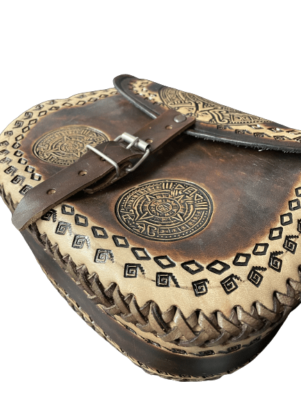 Handtooled Aztec calendar boots  Boots, Western boots, Mens belts